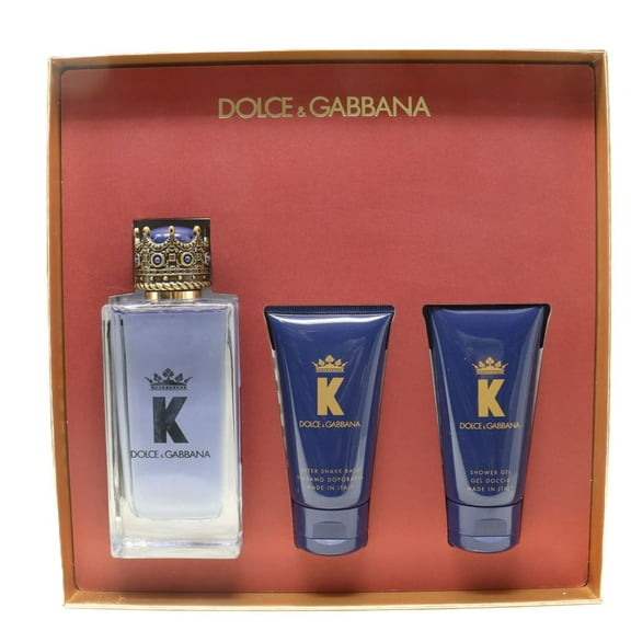 Dolce & Gabbana K (King) 3pcs Gift Set For Men
100ml Eau De Toilette Spray   50ml After Shave Balm   50ml Shower Gel