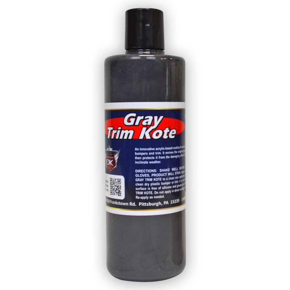 Detail King's Trim Kote Gray 16 Oz Bumper & Trim Restorer