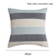 thumbnail image 2 of Almohada de sofá de sala de estar con rayas geométricas de cáñamo de algodón de imitación simple y moderna, 2 of 6