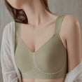 thumbnail image 4 of Hfnxid Women's Seamless Bralette No Underwire Scalloped Push Up Bra Soft Wireless Full Coverage Bralettes Solid Color Tshirt Bra, 4 of 5
