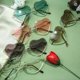 thumbnail image 5 of Gafas de sol con forma de corazón para mujer, sin montura, con montura metálica fina y protección UV400, 5 of 5