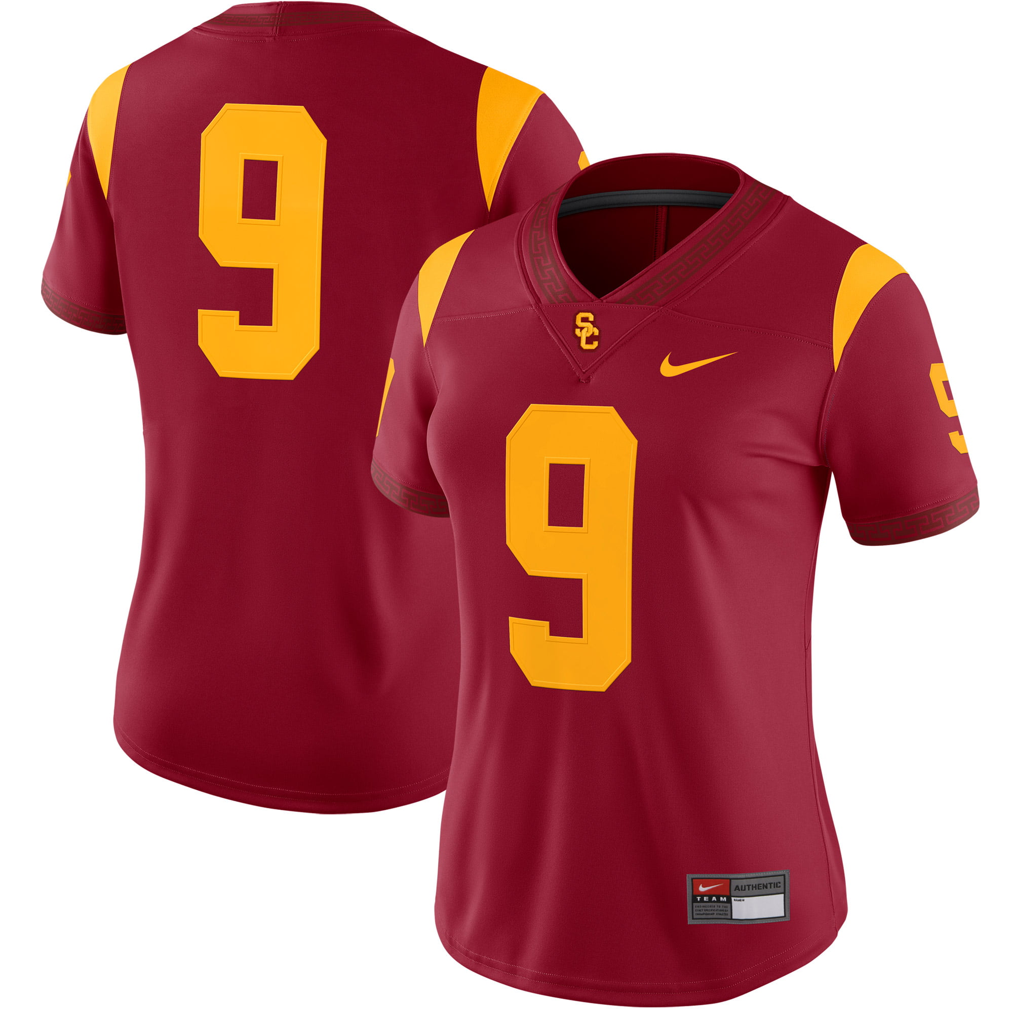 Women's Nike #9 Cardinal USC Trojans Game Football Jersey - Walmart.com