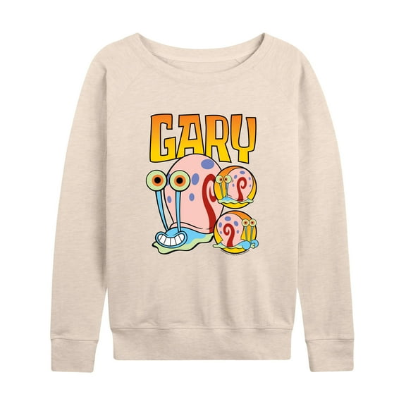 SpongeBob SquarePants - Gary The Snail - Women's Lightweight French Terry Long Sleeve Shirt