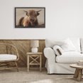 thumbnail image 3 of Stupell Industries Rustic Lodge Got My Hair Done Cattle Black Floating Frame Canvas Art, 25 x 17, by Renel Peters, 3 of 8