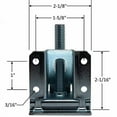 thumbnail image 5 of Heavy Duty Leveler Legs w/Lock Nuts - Leveling Feet for Furniture, Cabinets, & Workbench - 12 Pack, 5 of 6