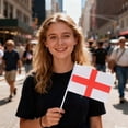 thumbnail image 5 of SJYYTT 1Pc England Hand Held Flags for Soccer Decorations 2026,The English Small Stick Flags with 11.8" Poles for National Day Sports Events Party Celebration Decor 11.81"X8.27", 5 of 5