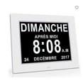 thumbnail image 1 of Calendar Clock With Date Day Time Large Auto Dimming Alarm For Elderly - Alzheimer's And Children-white, 1 of 1
