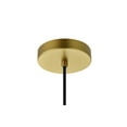 thumbnail image 4 of Elegant Lighting Ld2417 Glyph 6" Wide Cage Pendant - Brass, 4 of 7