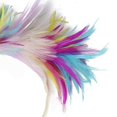 thumbnail image 4 of Diadema de plumas Color nupcial pluma sombrero de copa diadema bola de Halloween tocado diadema banda para el cabello boda, 4 of 5