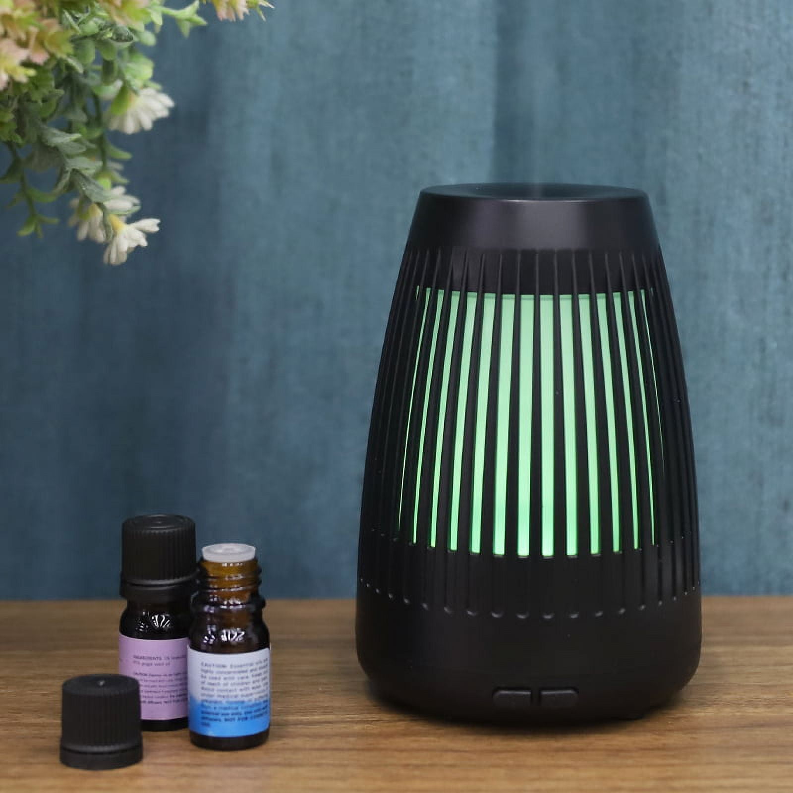 Mainstays Cool Mist Ultrasonic Cut Diffuser- Black, 100ml, Use with your Preferred Scented Oil