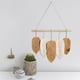thumbnail image 4 of Colgante de pared macramé Colco Tapiz para colgar en la pared Beige y amarillo, 4 of 8