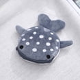 thumbnail image 1 of Monedero de tiburón de dibujos animados para niños, bolsa de peluche con cremallera, embalaje de cable de datos, colgante de joyería, pequeños regalos, 1 of 6