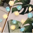 thumbnail image 1 of Cadena de luces LED de simulación de rosas, pequeñas luces intermitentes para decoraciones de propuestas románticas de boda y San Valentín, 1 of 6