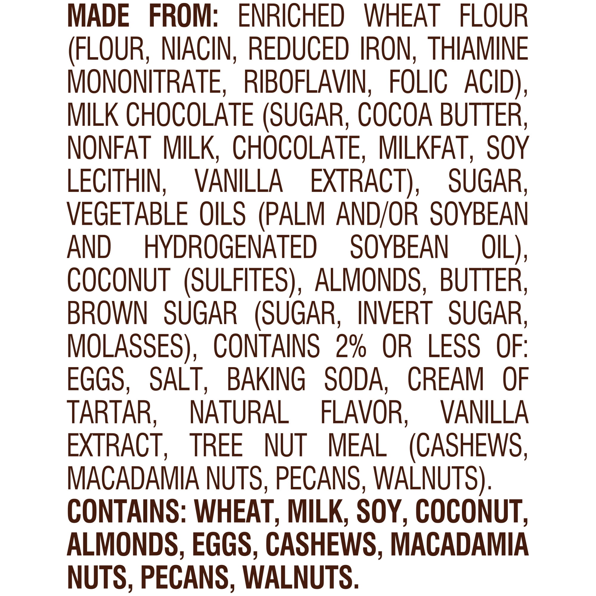 Pepperidge Farm Maui Milk Chocolate Coconut Almond Cookies, 8 Crispy Cookies, 7.2 oz. Bag