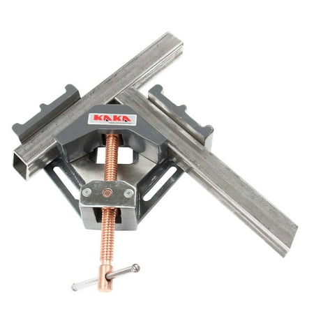 

KAKA AC-60 Angle Clamp Light-Weight Easy Operation Angle Clamp Vice Solid Construction 90 Degree Welding Angle Clamp for Woodworking Photo Framing Welding and Framing