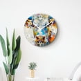 thumbnail image 4 of 12 Inch Wall Clock Battery Operated Silent Clock Decorative for Office, Kitchen, Outdoor, Living Room，Crazy Cow Charming, 4 of 4