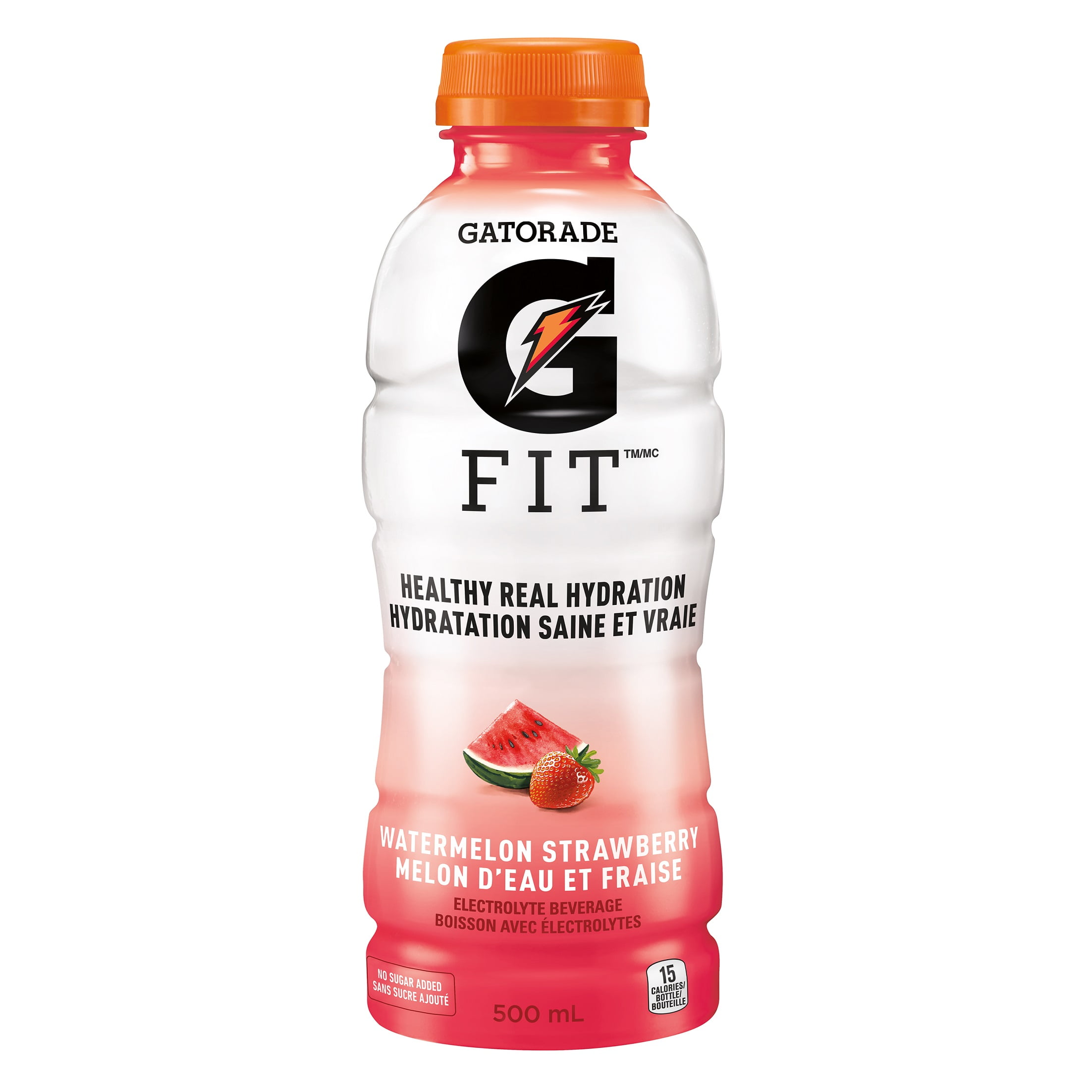 Gatorade Fit Watermelon Strawberry Electrolyte beverage 500 mL, Bottle, 500mL