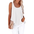 thumbnail image 2 of Aihuaihua Women's Casual Summer Tunic Blouse Sleeveless Round Neck Tank Top Camisole Lightweight Comfortable Loose Fit, 2 of 6