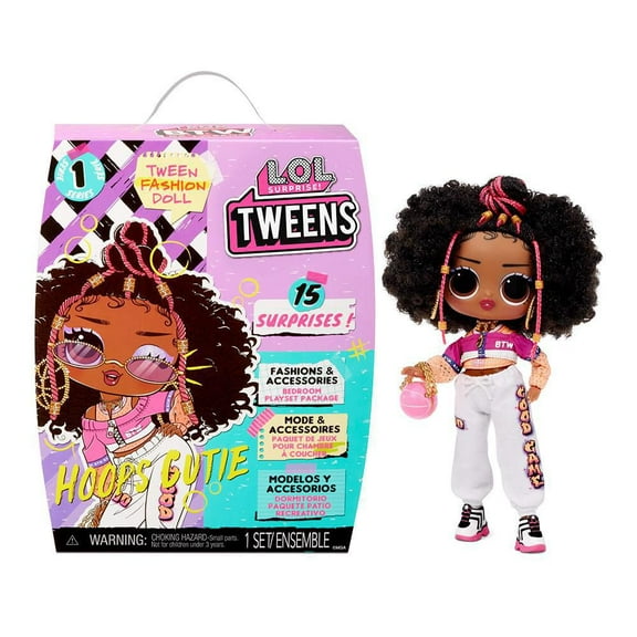 LOL Surprise Tweens Fashion Doll Hoops Cutie With 15 Surprises, Great Gift for Kids Ages 4 5 6 