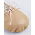 thumbnail image 3 of Daydance Genuine Leather Ballet Shoes Full Sole Dance Slippers Flats For Girls, Kids, 3 of 5