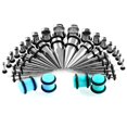 thumbnail image 3 of 72Pcs Gauges Taper Plug Tunnels14G-00G Conjunto de Joyas para El Cuerpo para 2 Zulema Tapones para los oídos Tapers Taps, 3 of 6