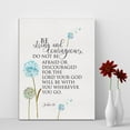thumbnail image 3 of Joshua 1:9 Scripture Sign Canvas Home Wall Art Decor Bible Verse Be Strong and Courageous Painting  Poster Framed Ready to Hang, 3 of 4