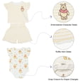 thumbnail image 3 of Disney Clothes Baby Girls 3-Piece Short Set – Winnie the Pooh Outfit (Yellow) – 3/6M, 3 of 4
