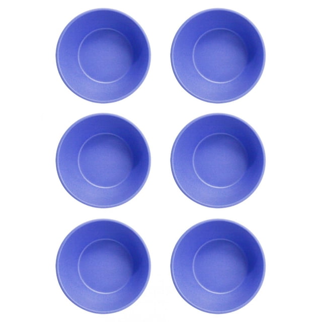 Juego 6 Bowl Galerias El Triunfo De Melamina Morado Liso 15cm