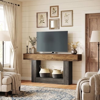 Crosley Cambridge Cherry Wood Entertainment Center Cabinet, 48