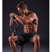 Bullworker 20 Steel Bow - Full Body Workout - Portable Home Gym Isometric Exercise Equipment for Fast Strength Training Gains. Cross Training Fitness; Chest, Back, Arms, and Abs Exercise Machine