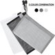 thumbnail image 3 of 3-pack Transparent Mesh Pencil Cases with Zipper for Makeup and, 3 of 5