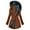 Brown, variant on Winter Long Coats for Women Plus Size Winter Warm Composite Plush Button Lapels Jacket Outwear Coat