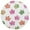 Pink Maple Leaf, variant on 15 Inch Round Grid Plate Mats Heat Non-Slip Resistant PVC Placemats for Kitchen Dining Table Decor Orange and Brown Autumn Leaves 1PCS