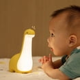 thumbnail image 3 of Lámpara de noche de dinosaurio, luz de noche regulable, recargable por USB, luz de sueño para dormitorio de niños, lindos regalos para niñas, niños y adolescentes, 3 of 5