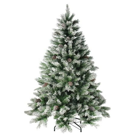 6' Angel Pine with Pine Cones X-mas Tree