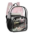thumbnail image 2 of PVC Transparent Backpacks Clear Backpack for Travel and Outings Sitting Unicorn Pattern, 2 of 7
