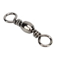 thumbnail image 1 of 100 Pcs Fishing Swivel High Speed Stable Rotation Rust Prevention Barrel Swivel Fishing Line Connector 2/0 35mm 50kg, 1 of 14