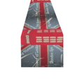 thumbnail image 2 of BSDHOME London Telephone Box Cotton Linen Table Runner 16x72 Inches, 2 of 4