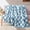 Aqua, variant on Elegant Comfort Checkered Reversible Throw Blanket, 50x70 , Lightweight Knitted Fleece, Warm Velvet Fluffy Throw, Bed, Sofa, Gold