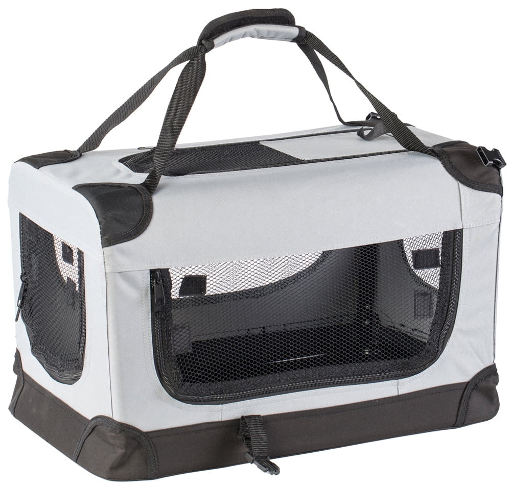 EUGAD Lightweight Dog Carrier Pet Cage Canvas Folding Puppy Fabric ...