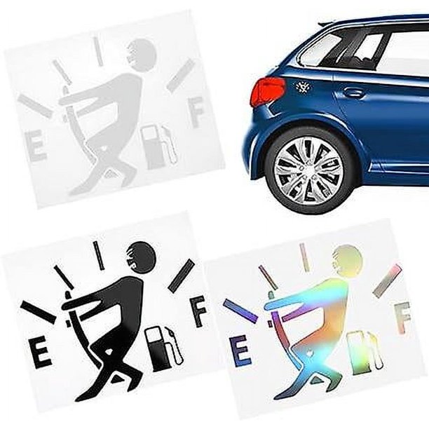 3 pegatinas decorativas para el tanque de combustible, pegatinas para la tapa del tanque de combustible del automóvil, pegatinas resistentes al desgaste para el automóvil, pegatinas para el tanque d