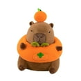 thumbnail image 4 of Animal de peluche de capibara, muñeca de caqui de capibara de peluche, coleccionable, juguete de peluche de capibara , niños, regalos de, 4 of 9