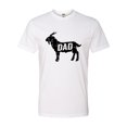 thumbnail image 1 of Adult GOAT Dad Greatest Of All Time Funny Father's Day Deluxe T-Shirt, 1 of 1