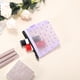 thumbnail image 4 of 1 Pc Bolsa de Cosméticos Portátil para Mujeres para Vacaciones, Viajes de Negocios, Gimnasio, Malla de Nylon Negra-S, 4 of 4