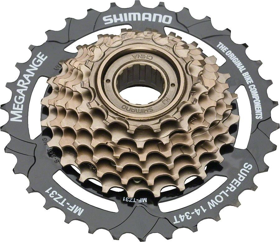 Shimano Tz31 7 Speed 14 34t Freewheel Walmart Com Walmart Com