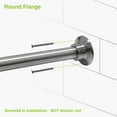 thumbnail image 4 of Naiture 60" Never Rust Stainless Steel Straight Shower Curtain Rod Brushed Nickel Finish, 4 of 8