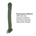 thumbnail image 3 of Unique Bargains Polypropylene Rope Braid Cord 15M/49.2ft 1/8' Dark Green for Indoor Outdoor Camping Clothes Line, 3 of 5