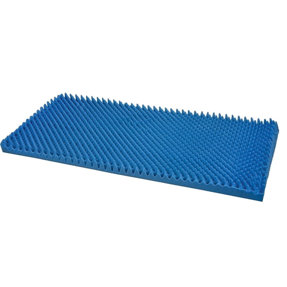 DMI 33" x 72" Hospital Bed Size Convoluted Bed Pad Blue 552-7940-0000