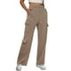 thumbnail image 1 of WILLBEST Pantalones Deportivos Cargo para Mujer, Forrados, de Cintura Alta, Holgados, de Pierna Ancha y Bolsillos, para Otoño E Invierno. Mediana, 1 of 6