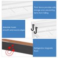 thumbnail image 4 of Zootealy Refrigerator Magnetic Spice Rack Steel Frame Organizer Spice Storage Shelf Magnetic Fridge Rack Kitchen Magnet Organizer Seasoning Bottle Holder with Towel Bar and Hooks, 4 of 8